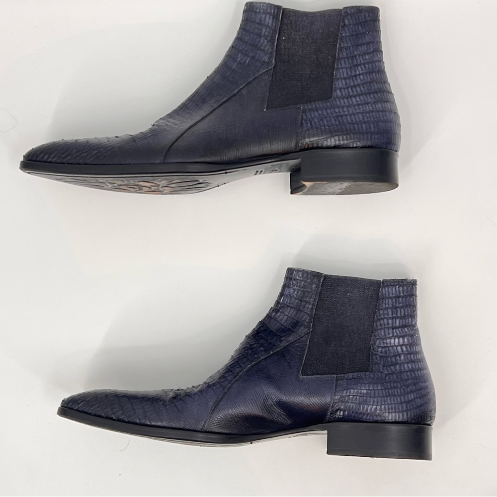 Jo Ghost Python Chelsea Boots Navy 42 - image 3